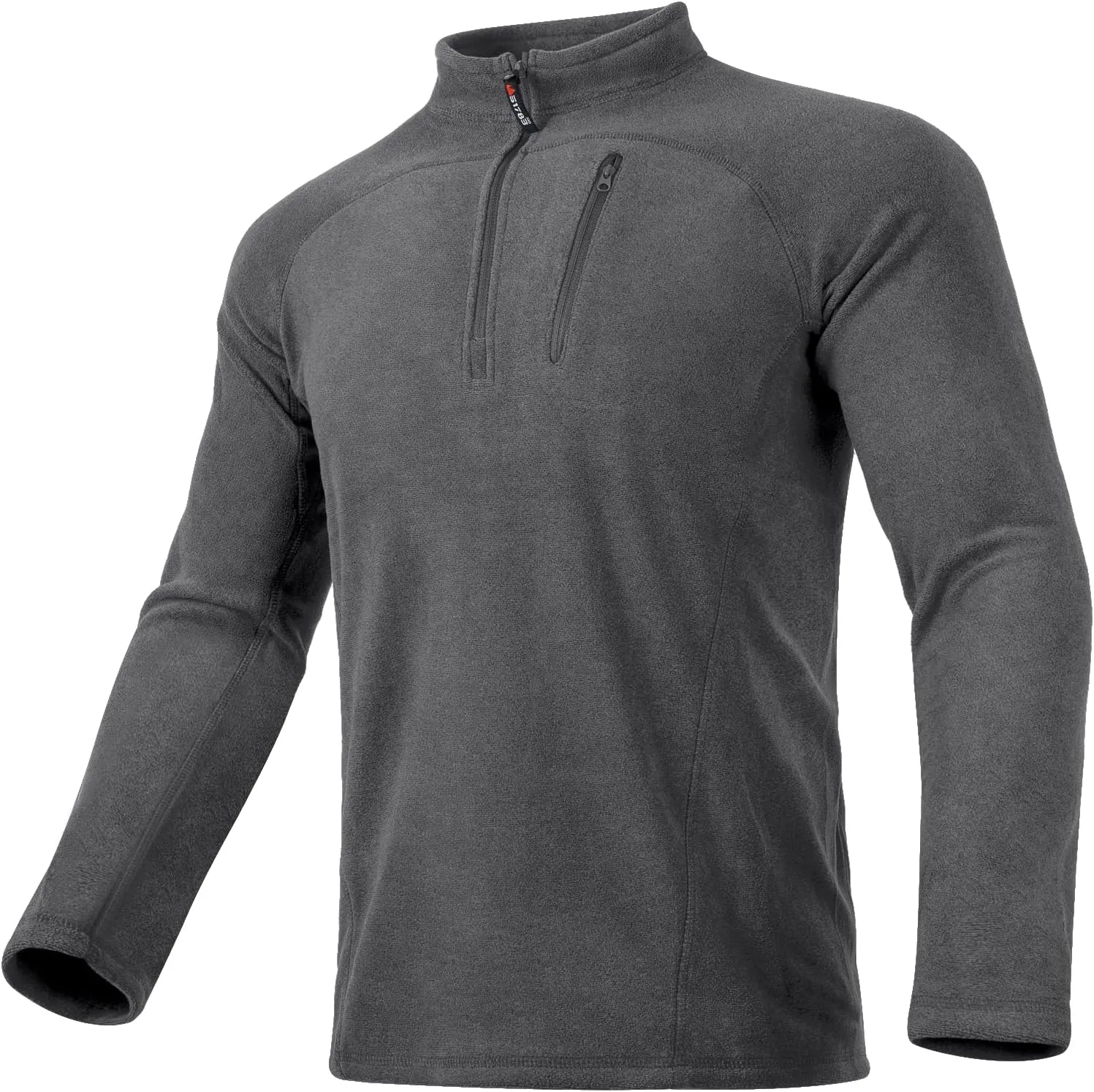 FREE SOLDIER Men's Quarter Zip Pullover Fleece Jacket Lightweight Sweaters Long Sleeve Thermal Half Zip Up Golf Sweatshirt