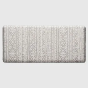 FRESHMINT Boho Kitchen Mat 0.47" Thick Anti-Fatigue Cushioned Kitchen Mats 17.3"x39" for Floor, Waterproof Non Slip Comfort Standing Mat Kitchen Rug for Kitchen Decor Sink Office, Oatmeal Beige