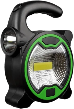 GALPADA Cob LED Portable Spotlight Handheld Work Light for Camping Lawn and Outdoor Use Lightweight Cordless