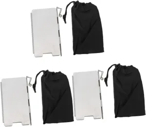 GALPADA Windshield Camp Stove Windscreen Cooking Portable Foldable Windscreens Shade Outdoor Folding Wind Screen