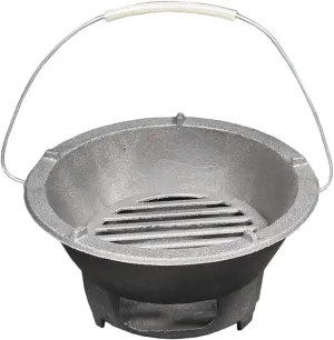 Garneck Sturdy Outdoor Bbq Stove Iron Camping Grill Multi-function Barbecue Grill Accessory Random