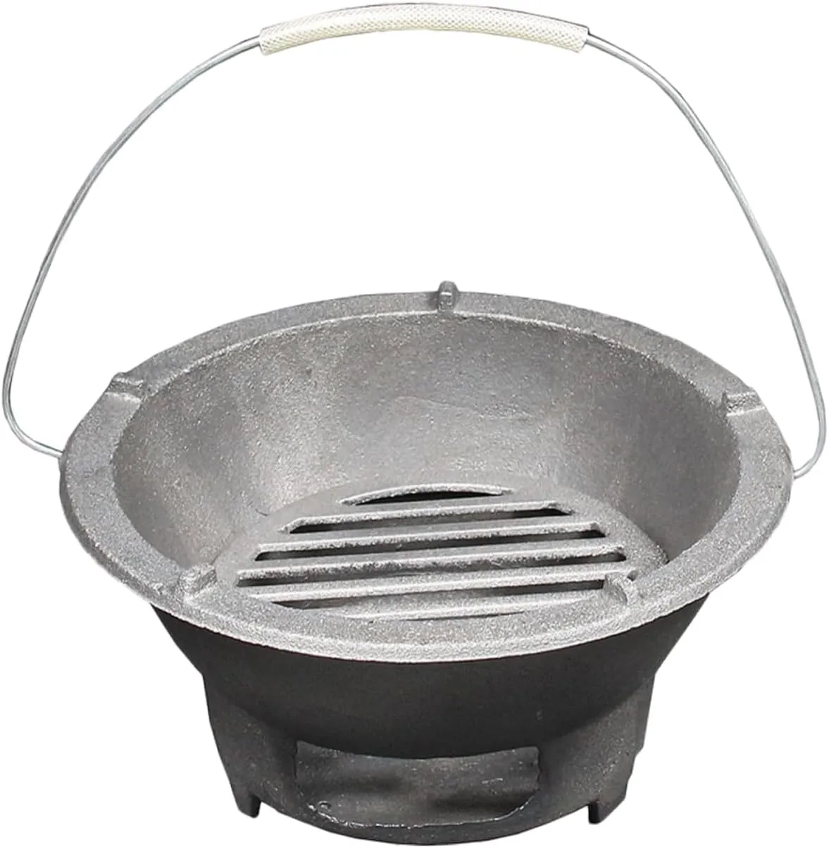 Garneck Sturdy Outdoor Bbq Stove Iron Camping Grill Multi-function Barbecue Grill Accessory Random
