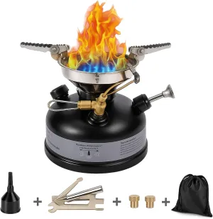 Gasoline Stove Outdoor Portable Mini Multi Liquid Fuel Alcohol Diesel Oil Furnace Picnic Camp Burners Stove for Camping Fishing