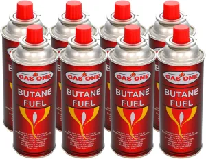 GasOne Butane Fuel Canister (12 Pack)