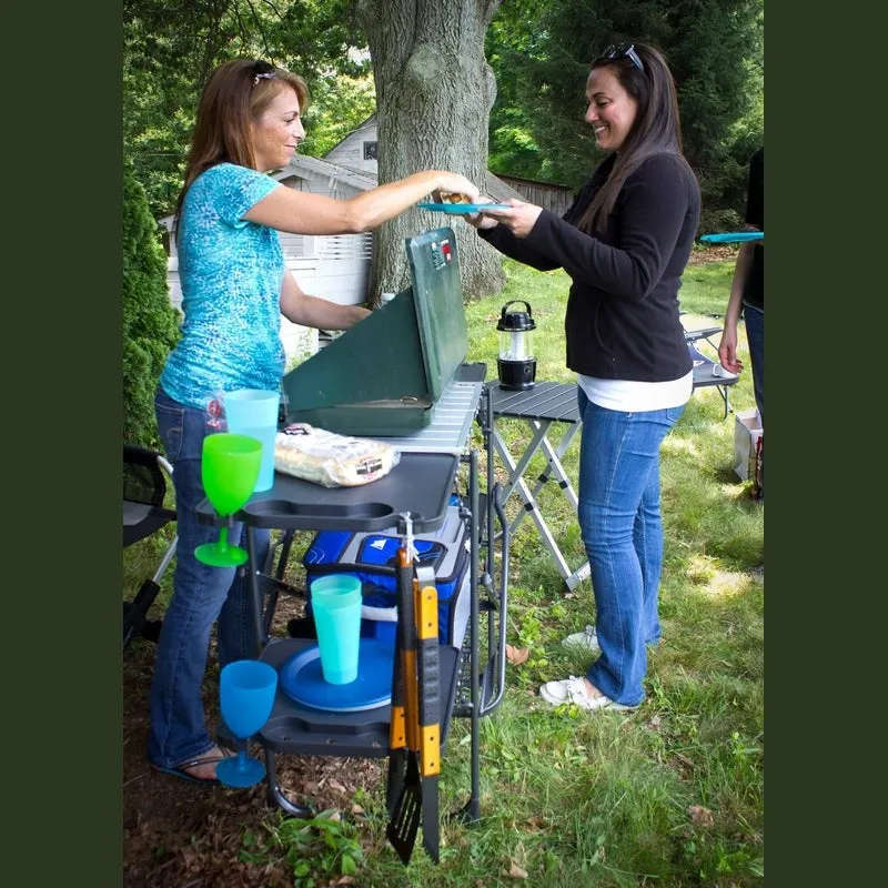 GCI Outdoor Slim-Fold Cook Station Portable Outdoor Folding Table