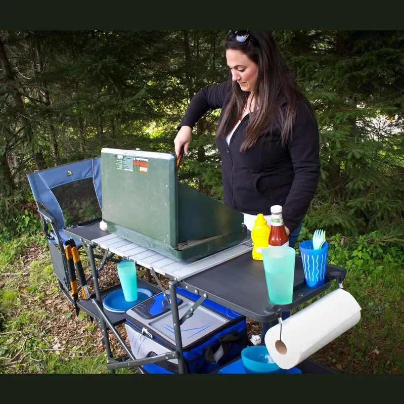 GCI Outdoor Slim-Fold Cook Station Portable Outdoor Folding Table