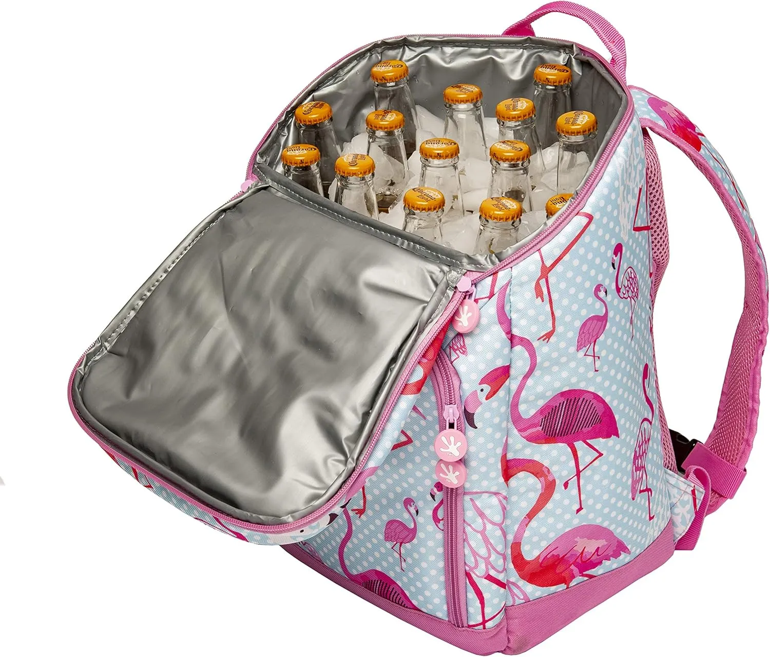 geckobrands Backpack Cooler – Hands-Free Insulated Cooler with Leak-Proof Compartment and Easy Access Pockets