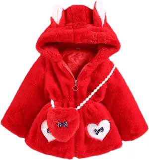 Girls Trench Coat Coats Winter Up Zip Clothes Bag Kids Sleeve Warm Children Long Keep Hoodie Kids down Jackets Boys