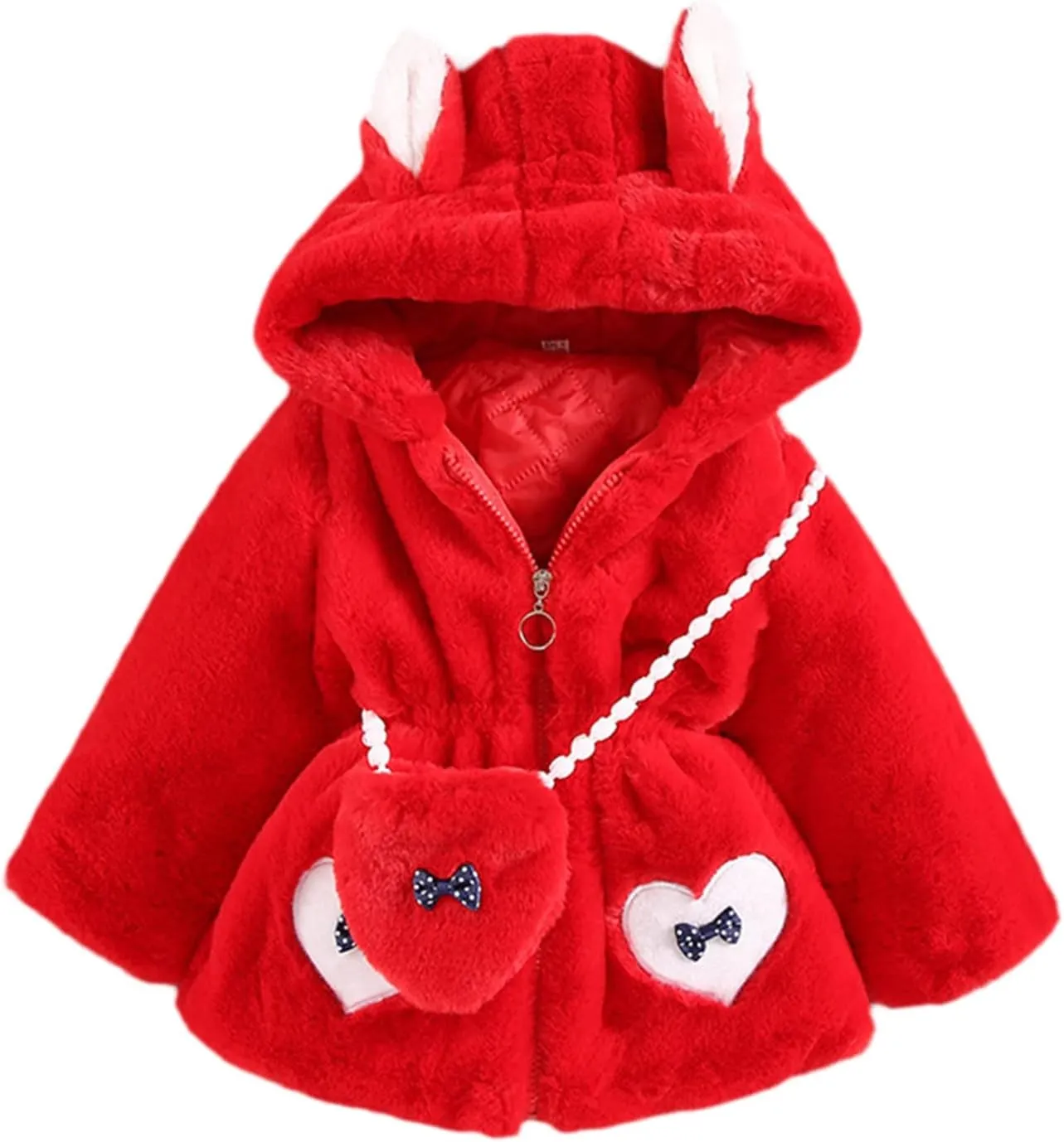 Girls Trench Coat Coats Winter Up Zip Clothes Bag Kids Sleeve Warm Children Long Keep Hoodie Kids down Jackets Boys