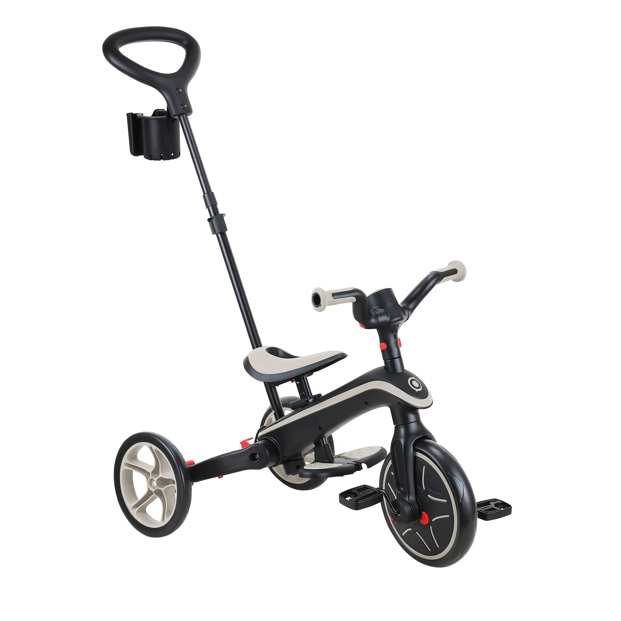 Globber Explorer Foldable 4 In 1 Trike - Taupe