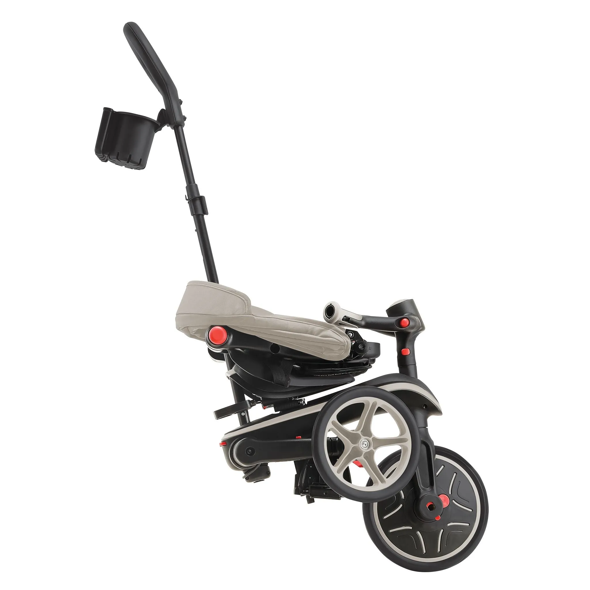 Globber Explorer Foldable 4 In 1 Trike - Taupe
