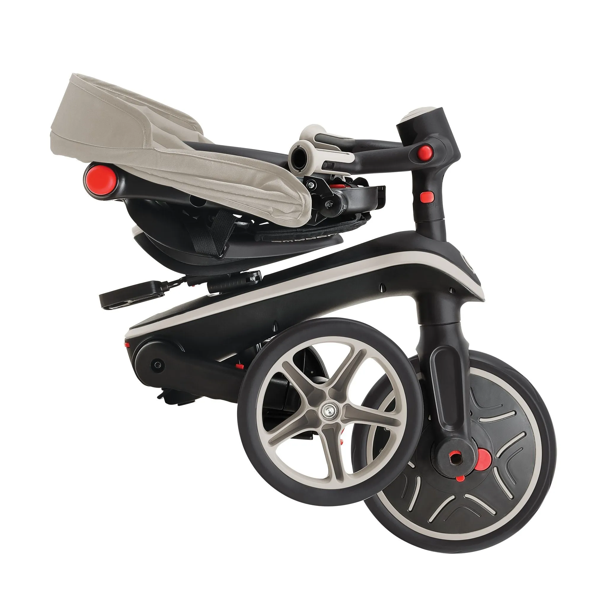 Globber Explorer Foldable 4 In 1 Trike - Taupe