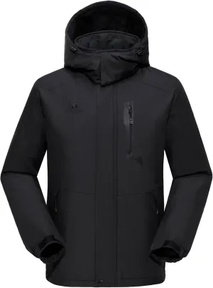 GOLDEN CAMEL Men's Winter Jacket Windproof Ski Snow Jacket Waterproof Thicken Parka Rain Jacket Warm Puffer Coat