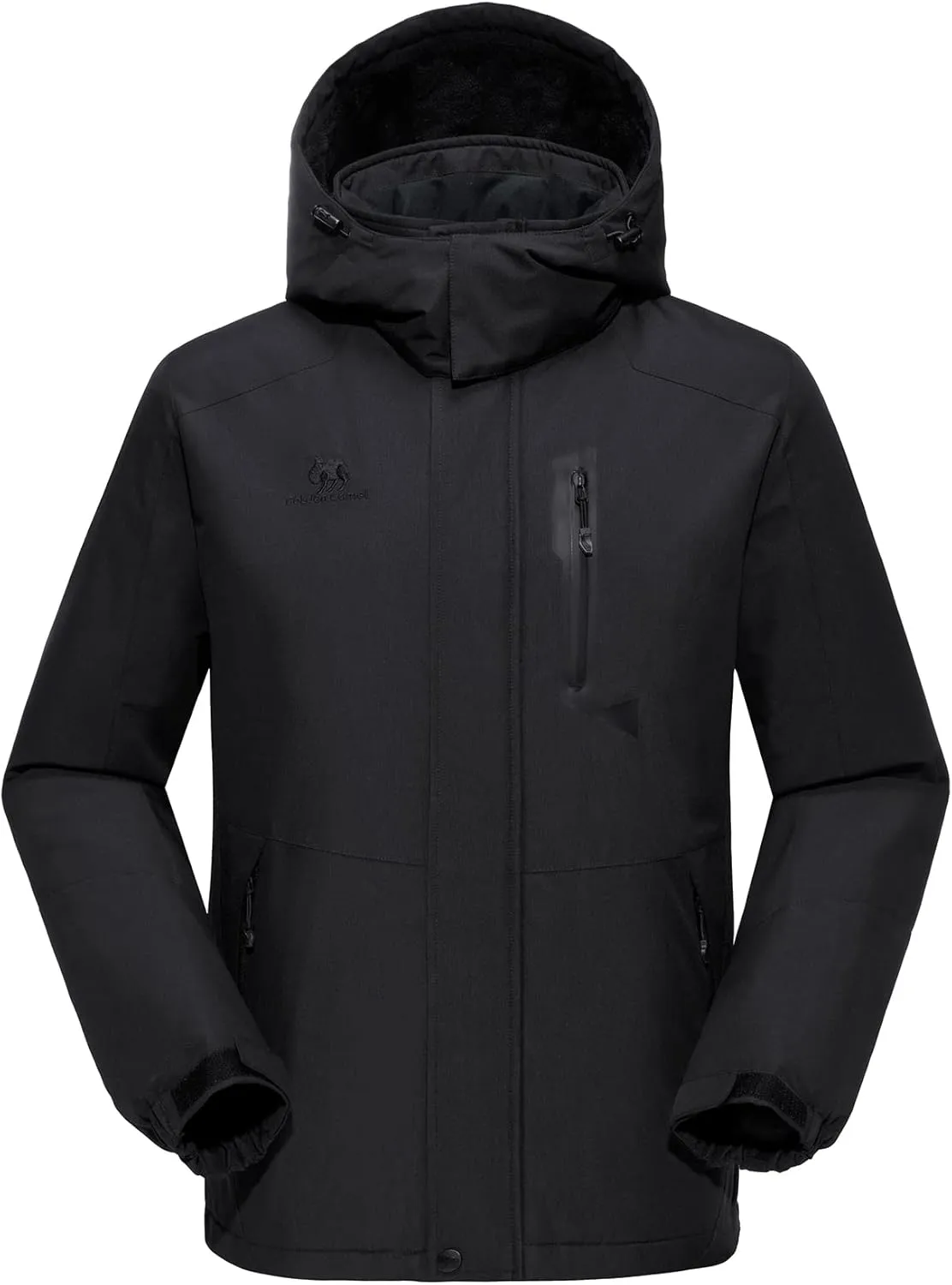 GOLDEN CAMEL Men's Winter Jacket Windproof Ski Snow Jacket Waterproof Thicken Parka Rain Jacket Warm Puffer Coat