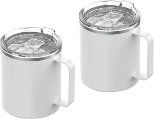 GOODBREW GoodBrew Camp Mug Stainless Steel Insulated Mug with Strainer Lid Double Wall Comfortable Grip