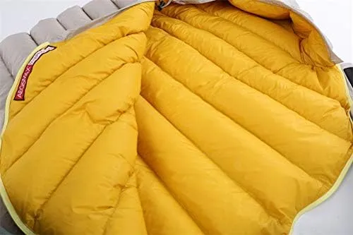 Goose Down Sleeping Bag Outdoor Camp Ultra Dry White Mummy Type Sleeping Gear Water Repellent Down Sleeping Bag