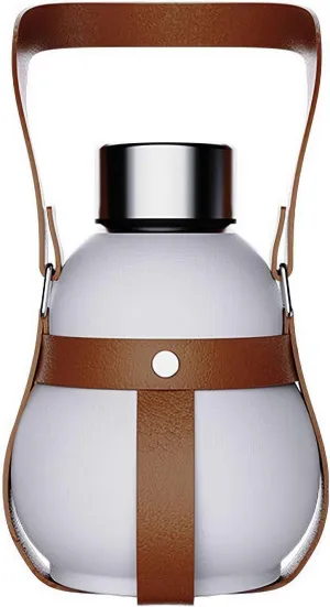 Gourd Water Bottle, Retro Style Gourd Sports Water Bottle, 316 Stainless Steel Winter Thermos Cup 280ml Travel Water Bottle, for Outdoor and Indoor, Valentine's Day Gifts (White)