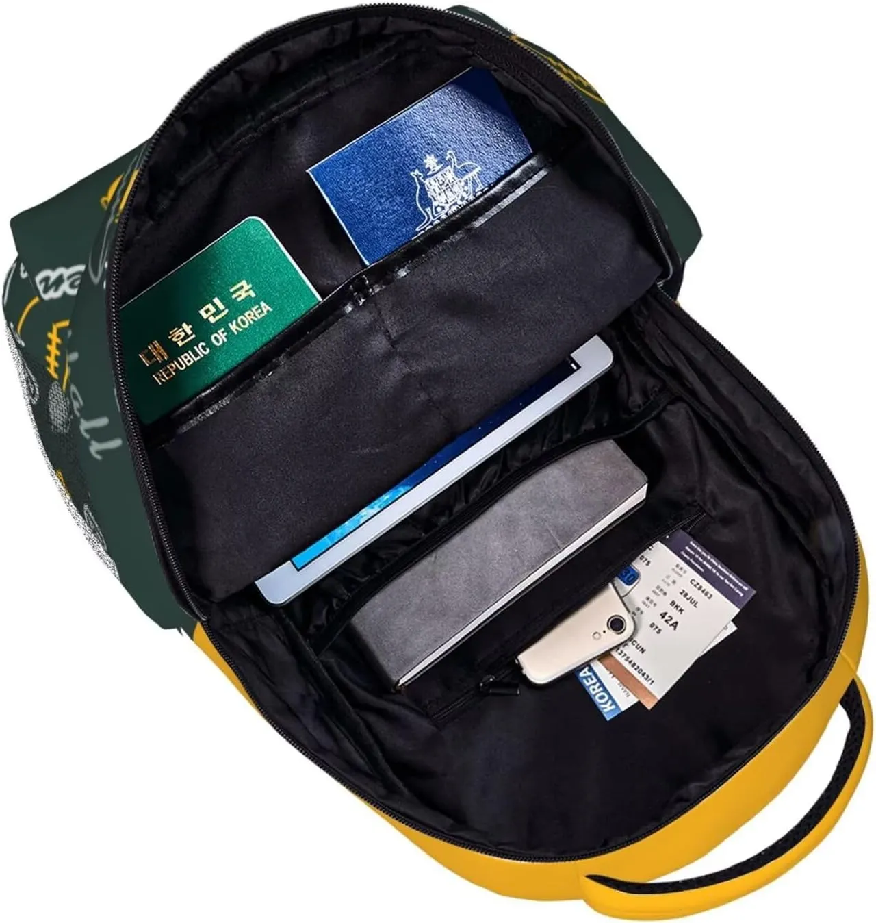 Green Bay Backpack for Boys Girls, Sports Backpack,Suitable For School Use,Gift For Men Women Fans