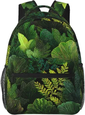Green Plants Practical Backpack For Trekking Gift Men/Male