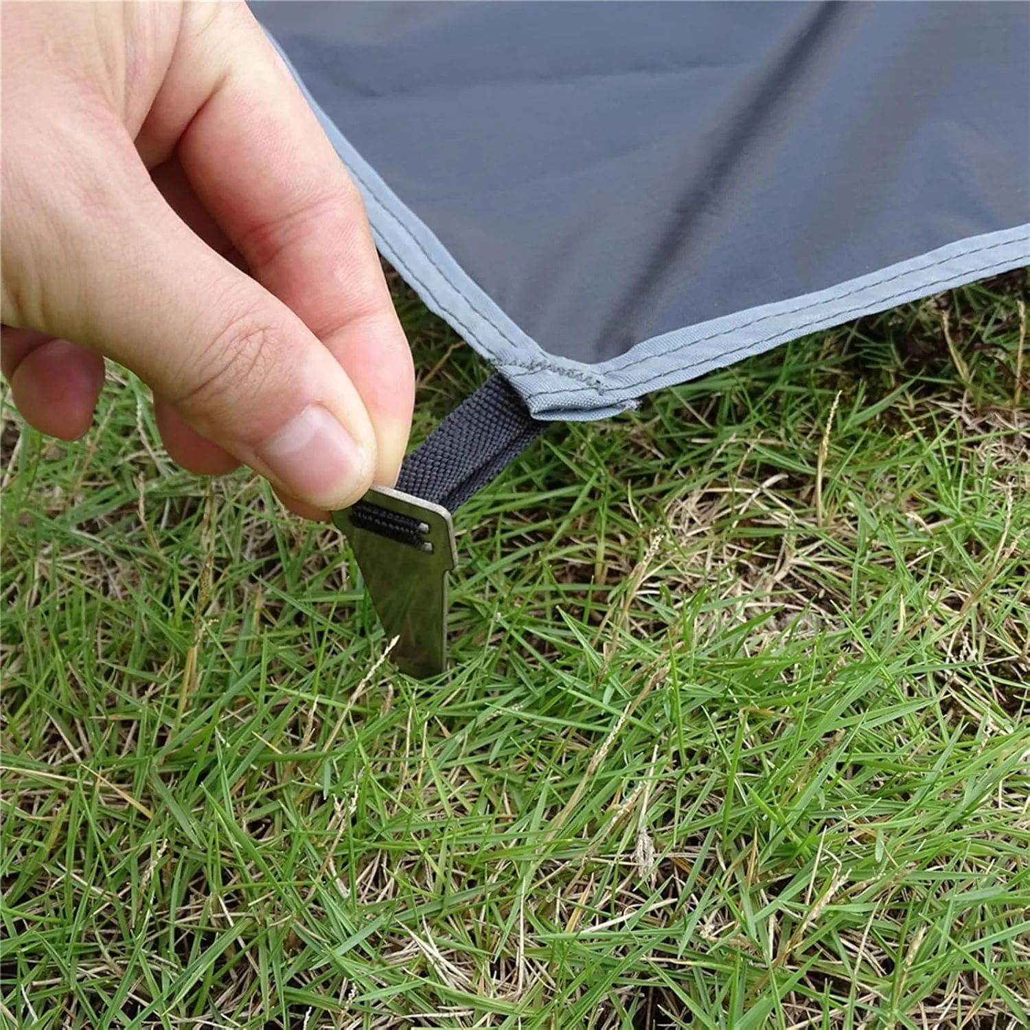 Ground Sheet for Camp Tent Tarp Outdoor Awnings Carpet Groundsheet Picnics Blanket Ground Sheet with Peg