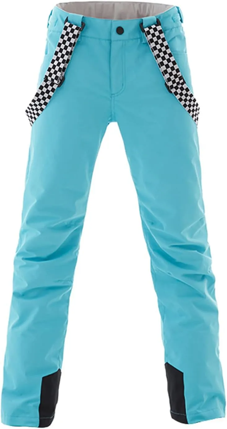GS SNOWING Women's Insulated Snow Pants Waterproof Windproof Snowboard Ski Bibs with Detachable Suspenders