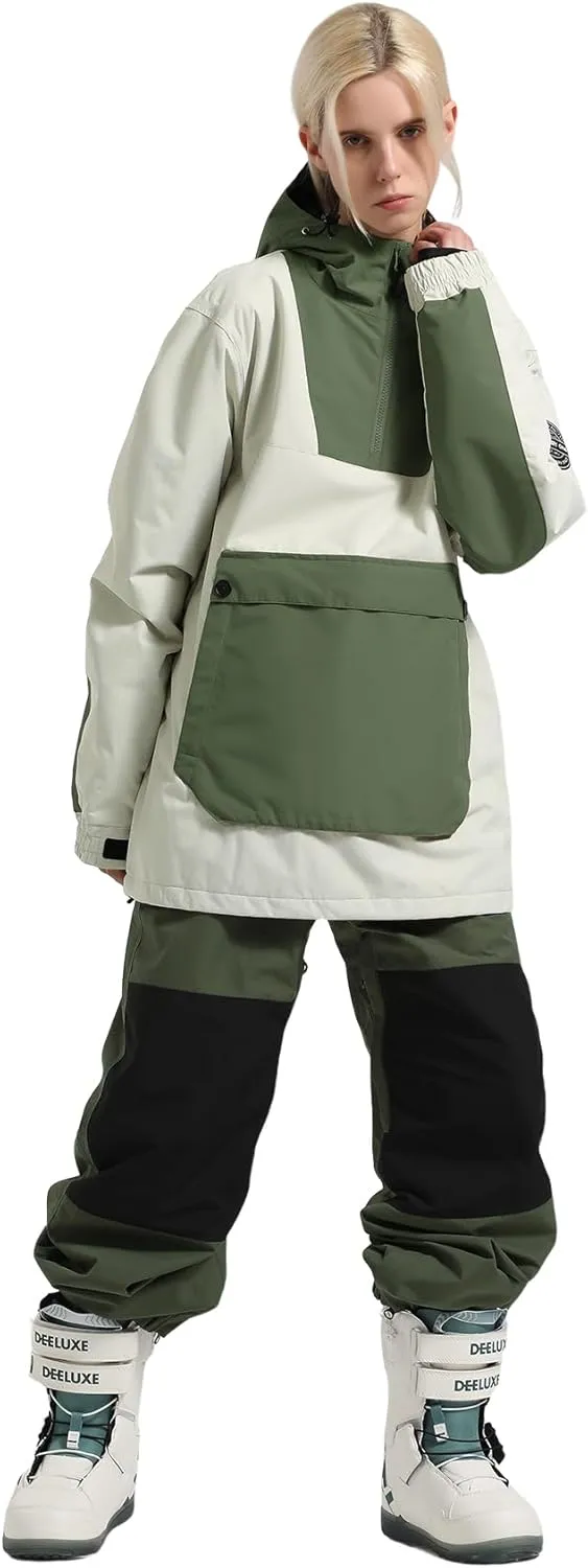 GSOU SNOW Women Ski Jacket Snow Coat Waterproof Windproof Snowboarding Jacket Coat Insulated Warm Winter