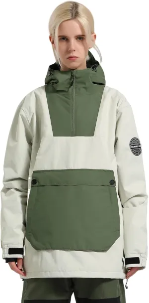 GSOU SNOW Women Ski Jacket Snow Coat Waterproof Windproof Snowboarding Jacket Coat Insulated Warm Winter