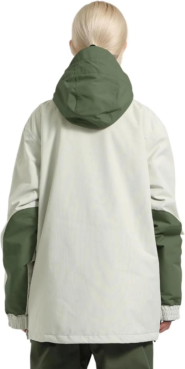 GSOU SNOW Women Ski Jacket Snow Coat Waterproof Windproof Snowboarding Jacket Coat Insulated Warm Winter