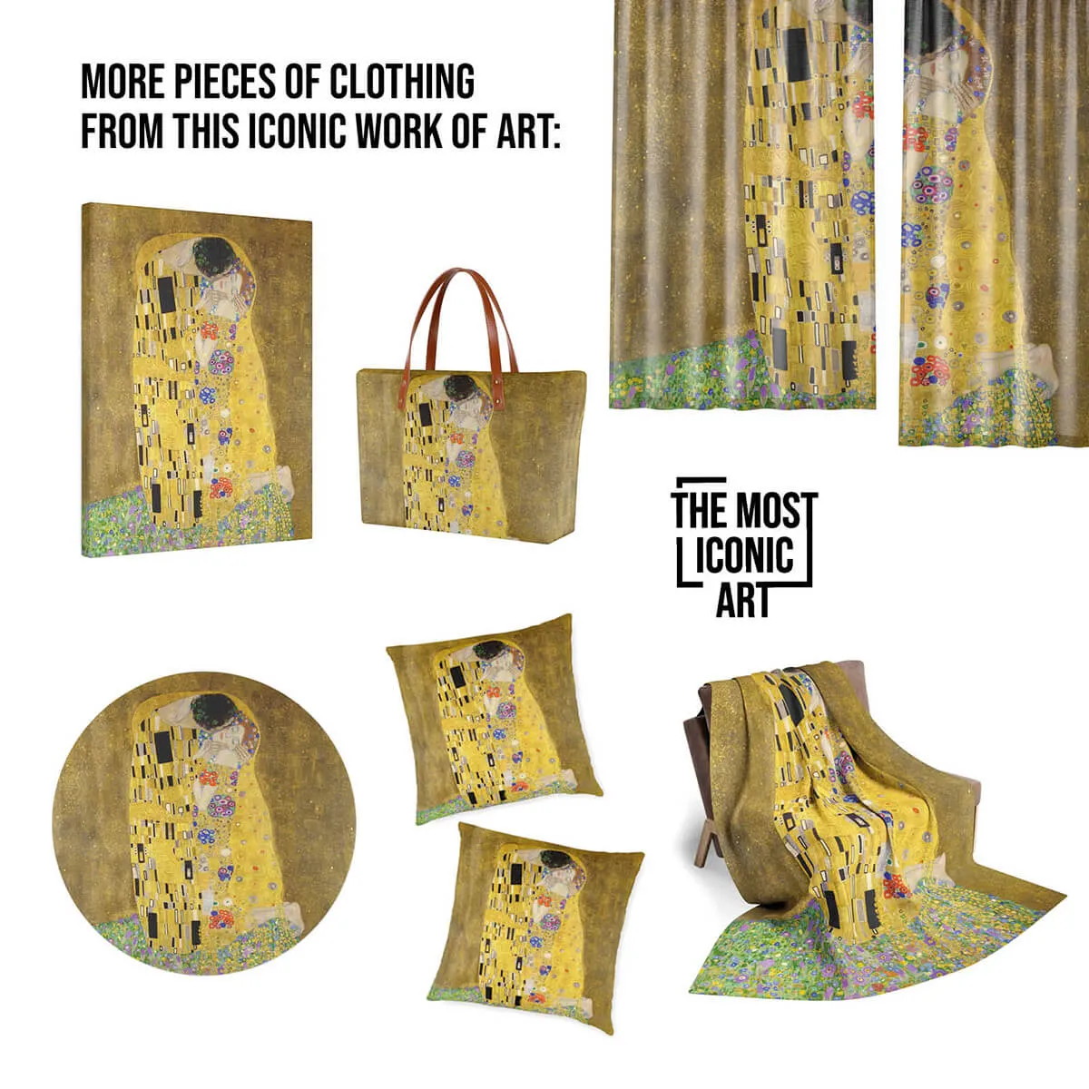 Gustav Klimt The Kiss Floor Mat