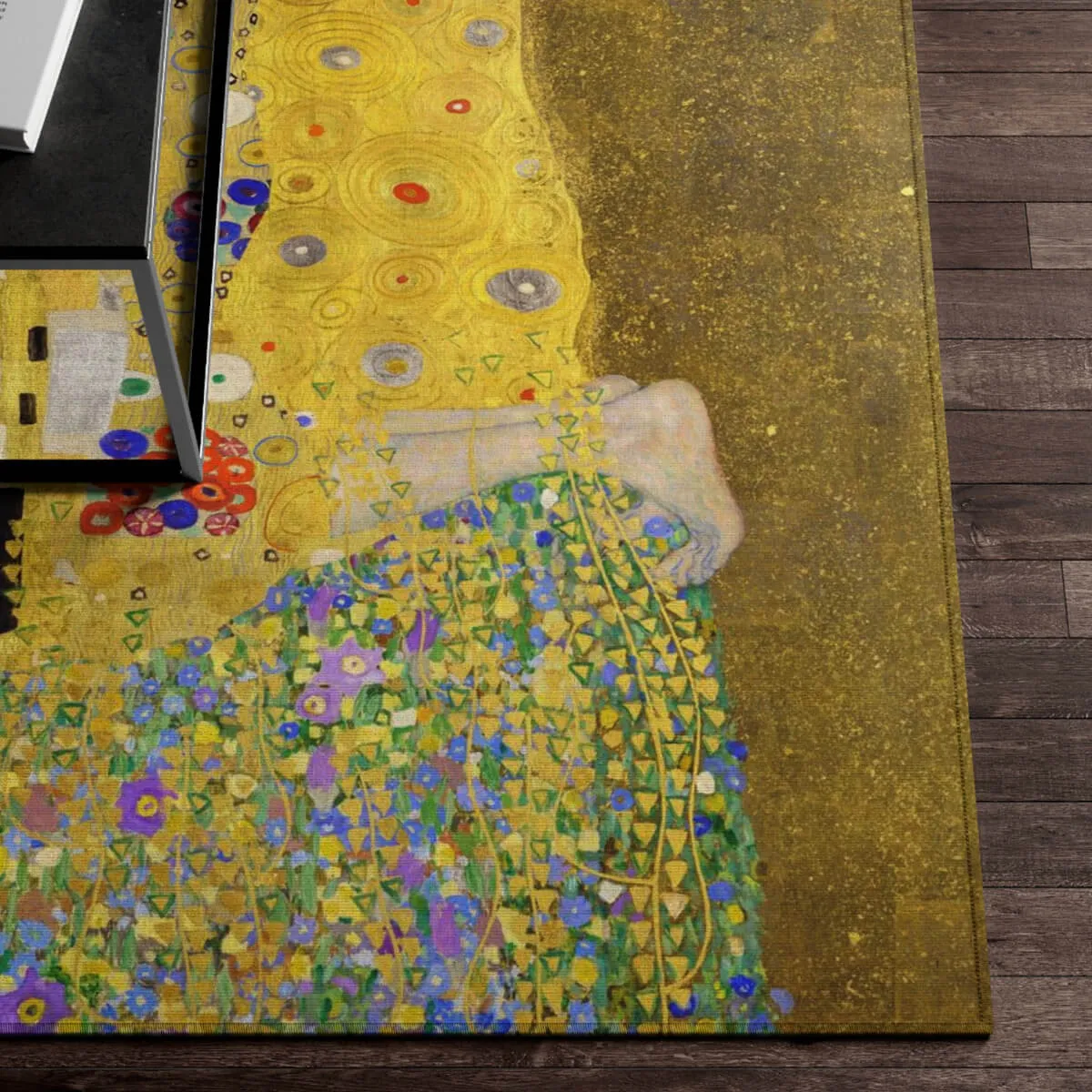 Gustav Klimt The Kiss Floor Mat