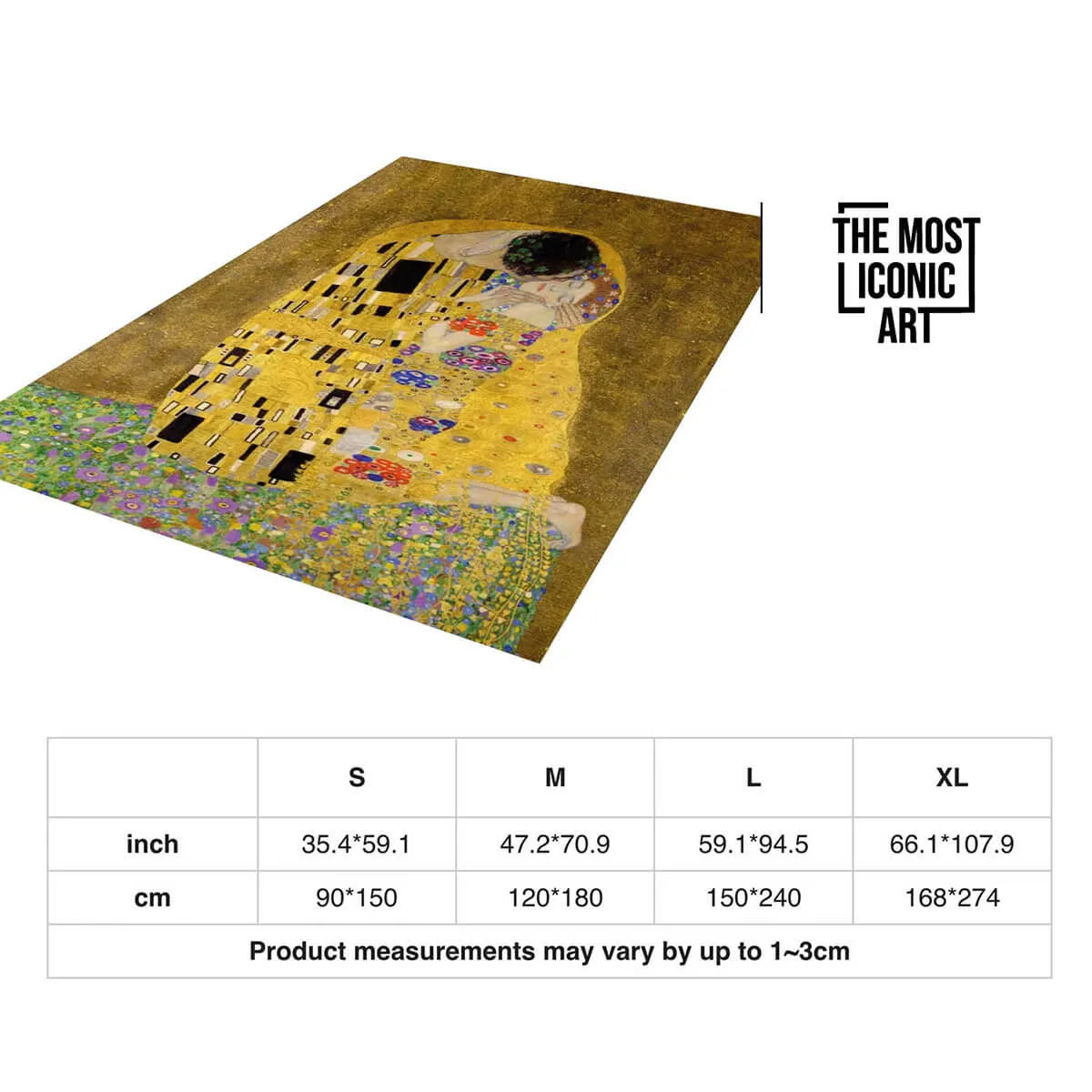 Gustav Klimt The Kiss Floor Mat