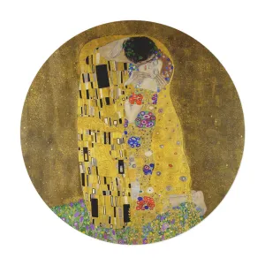 Gustav Klimt The Kiss Round Mat