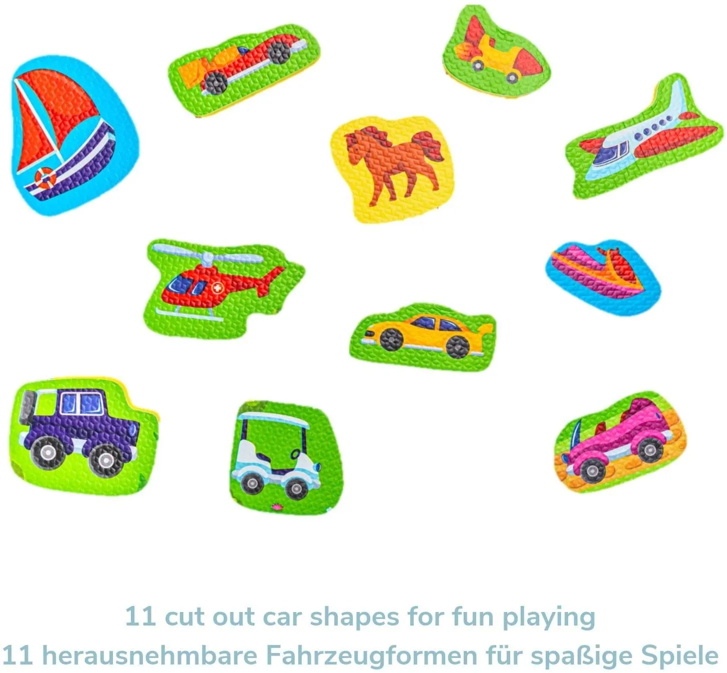Hakuna Mat City Car Puzzle Mat