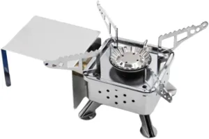 HANABASS Mini Camping Stove Portable Gas Cooker Folding Picnic Stove Outdoor Cooking Furnace