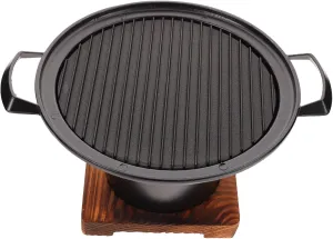 HANABASS Roasting Oven for Home Portable Grill Oil Collector Compact Bbq Stove for Camping and Travel