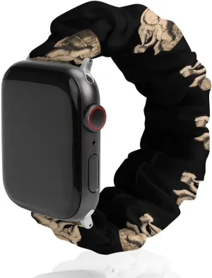 Happy Drinking Elephant Fashion Watch Strap Scrunchies Wristbands Compatible With IWatch Series