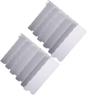 Happyyami Aluminium Alloy Camping Wind Shield for Gas Stove Wind Deflector for Camp Outdoor