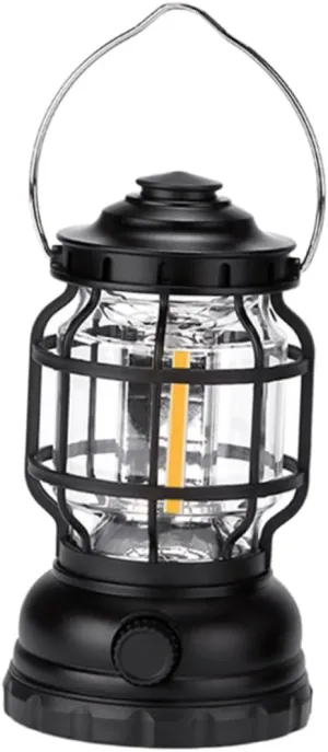Happyyami Retro Camping Tent Light Portable Outdoor Camping Light Perfect for Camper Decor