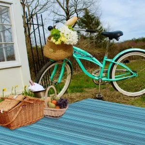 Havana - Turquoise Foldable Rug