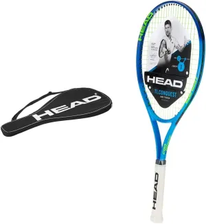 HEAD Tennis Racquet Cover Bag Ti. Conquest Pre-Strung 27in Blue Tennis Racquet