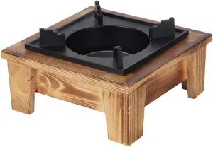 Headerbs Alcohol Camping Stove, Portable Barbecue Alcohol Oven Stove Furnace Kitchenware Cooking Utensil for Outdoor Picnic, Suitable for Soup Pot/Baking Tray/Kettle