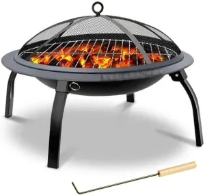 Heating Stove in Tent, Portable Non-Smoking Camp Wood Burning Stove for Car Camping, Camping Stove, Hunting Fishing Stove, Portable Camping Barbecue Stove,M