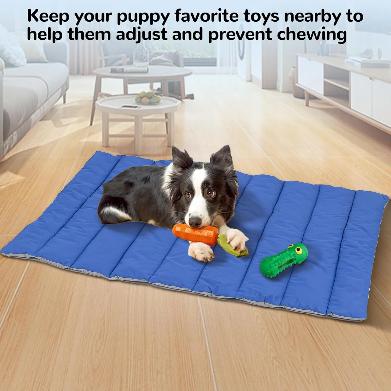 Heeyoo Outdoor Dog Bed, Waterproof Camping Dog Bed Mat, Machine Washable and Portable Travel Pet Pad Mat, Foldable Pet Beds for Small, Medium, and Large Dogs