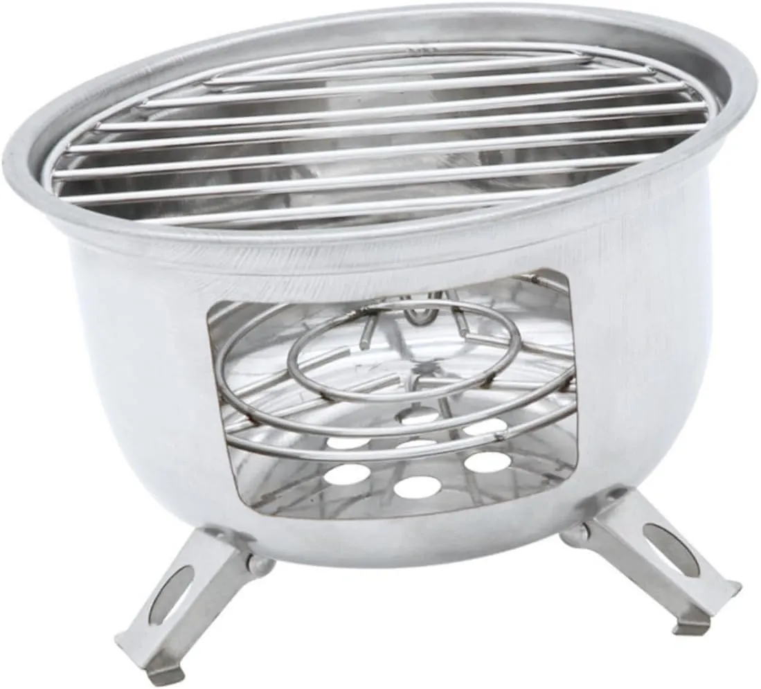HEMOTON 1Set Camping Stove Portable Bbq Grill for Outdoor Cooking Lightweight and Resistant for Camping Hiking and Bbq Enthusiasts