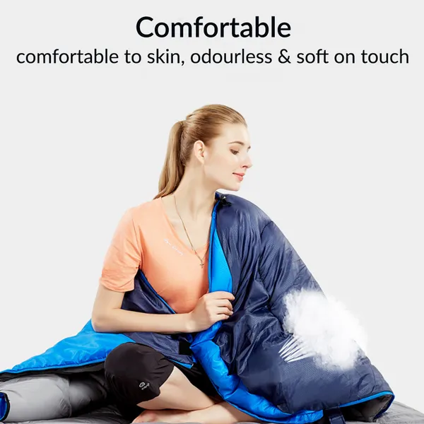 Hewolf Camping Sleeping Bag - Blue