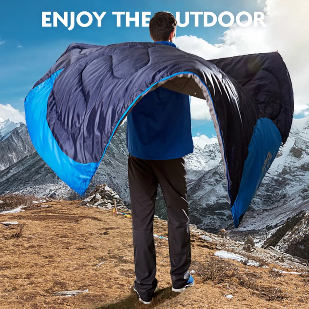 Hewolf Camping Sleeping Bag - Blue
