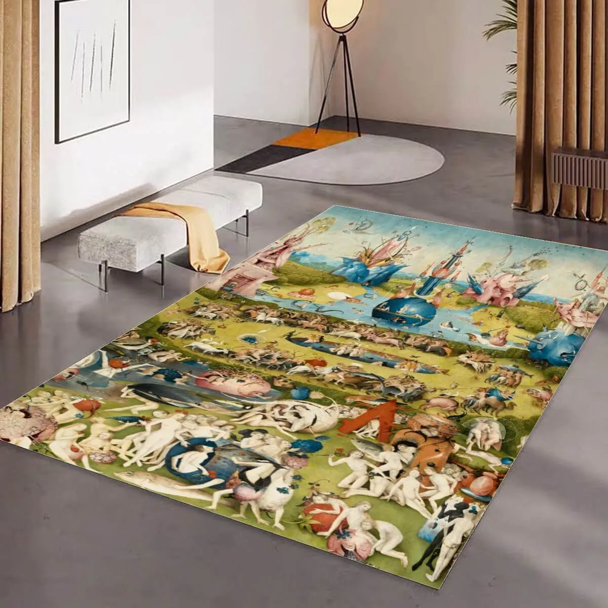 Hieronymus Bosch The Garden of Earthly Delights Floor Mat