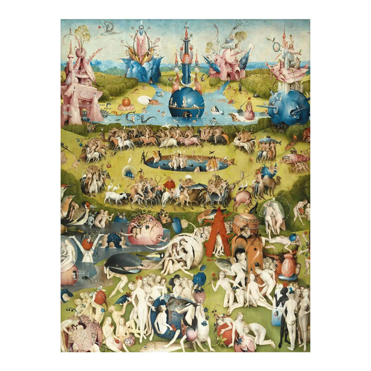 Hieronymus Bosch The Garden of Earthly Delights Floor Mat