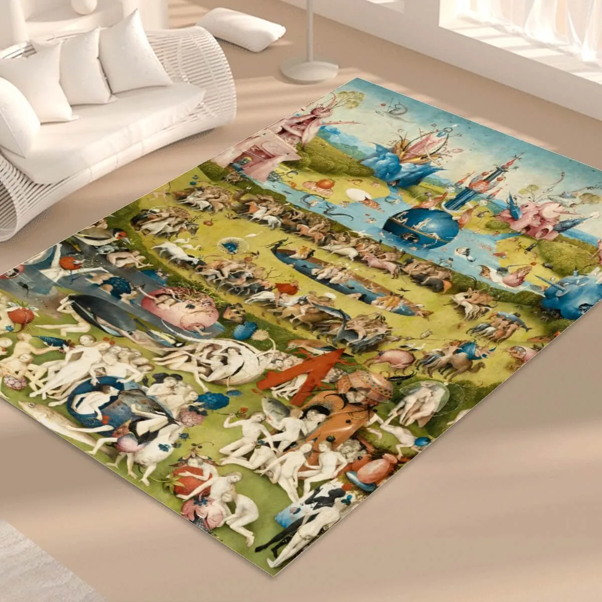Hieronymus Bosch The Garden of Earthly Delights Floor Mat