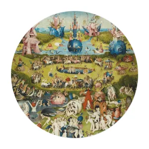 Hieronymus Bosch The Garden of Earthly Delights Round Mat